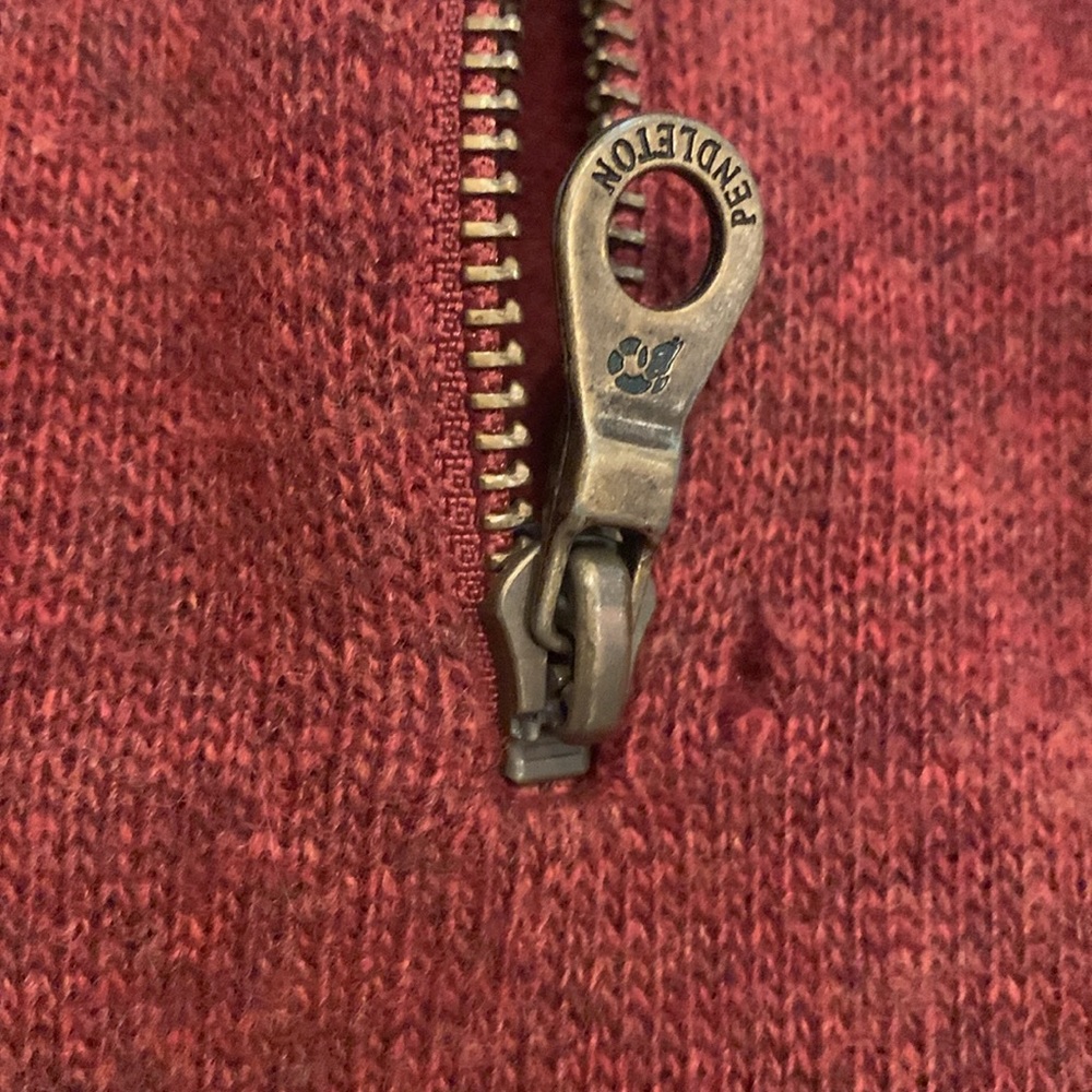 Pendleton Large Wool Blend Quarter Zip Pullover I… - image 5